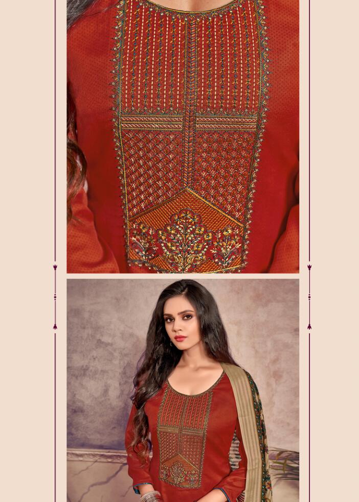 Floreon Trends Naisha 2 Fancy Cotton Printed Casual Wear Dress Material Collection